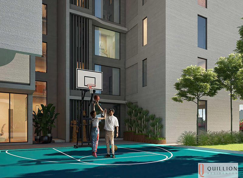 Podium Basketball Court View Day